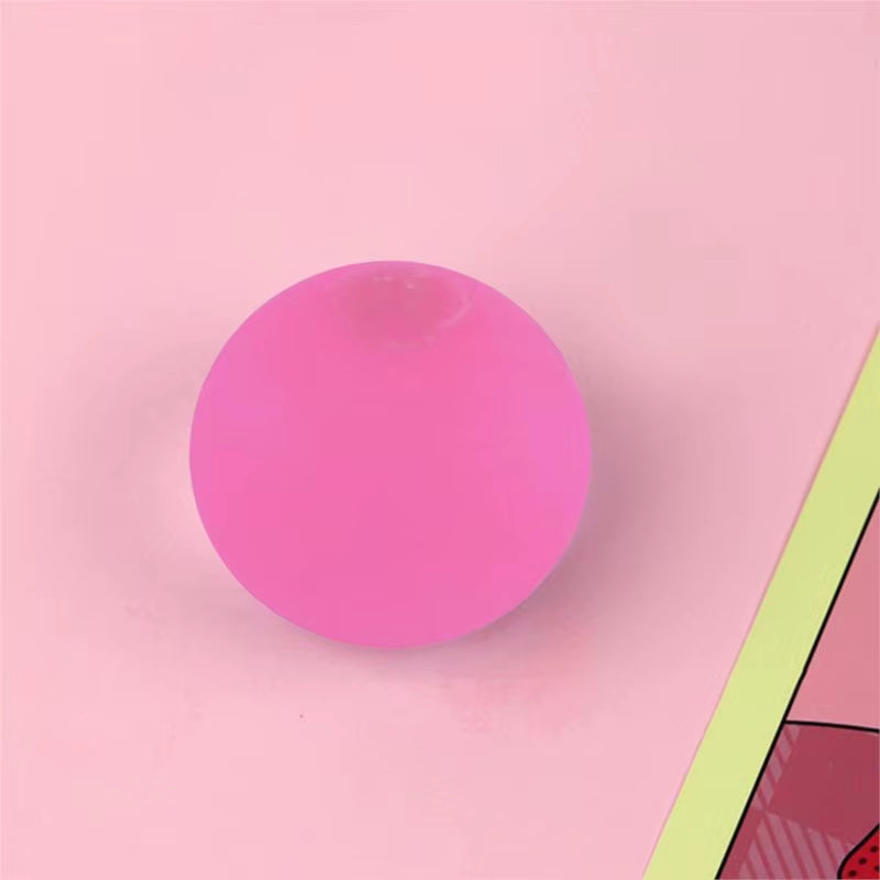 Frosted Transparent Anti-Stress Ball - Flexible Decompression Toy for Stress Relief and Relaxation
