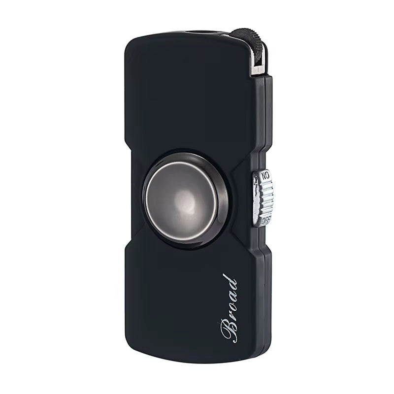 New Creative Mini Fidget Spinner Metal Lighter Grinding Wheel Windproof Finger Toy Gift Metal Gas Lighter Men'S Gadgets