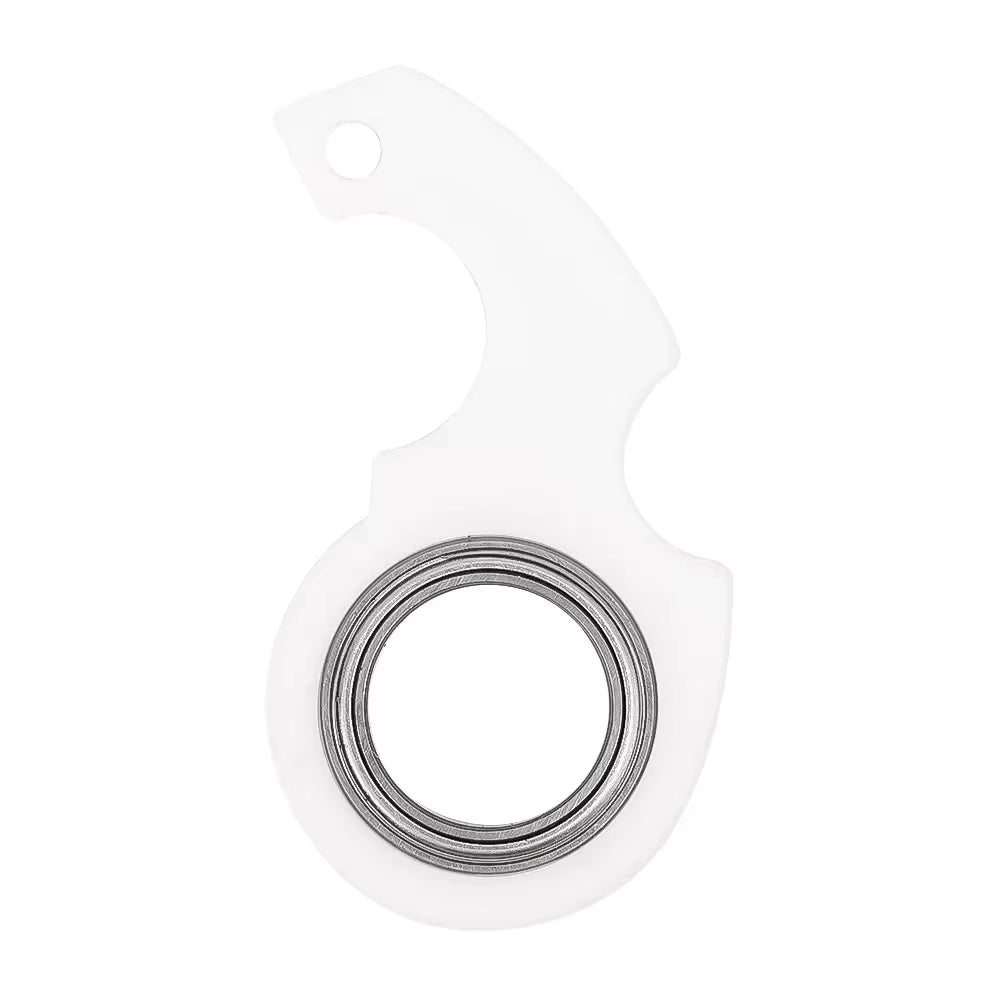 Creative Luminous Keychain Spinner Stress Toy Keychain Metal Toy Kid Fingertip Spinning Keyring Relieve Anxiety Party Gift
