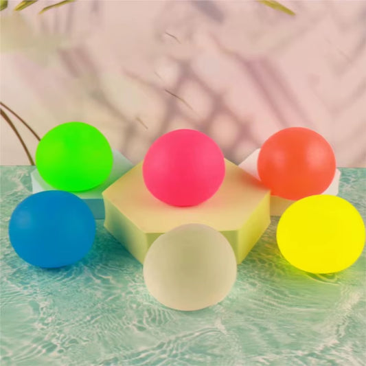Frosted Transparent Anti-Stress Ball - Flexible Decompression Toy for Stress Relief and Relaxation
